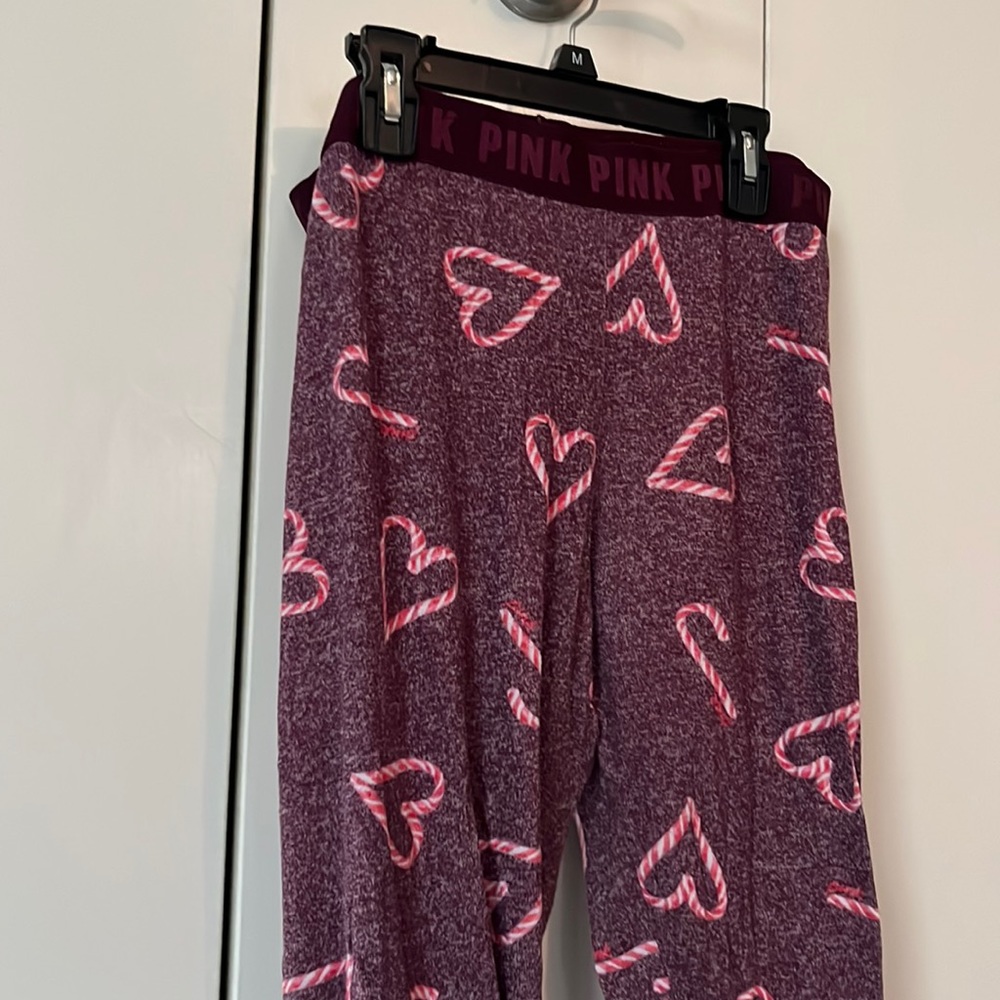 Victoria’s Secret Pink Candy Cane Pajama Pants